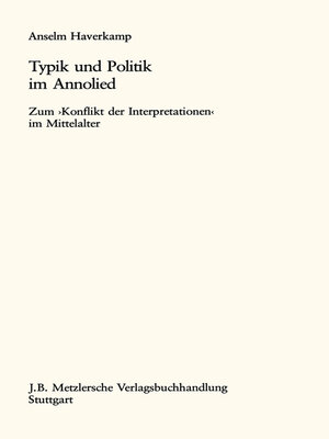 cover image of Typik und Politik im Annolied